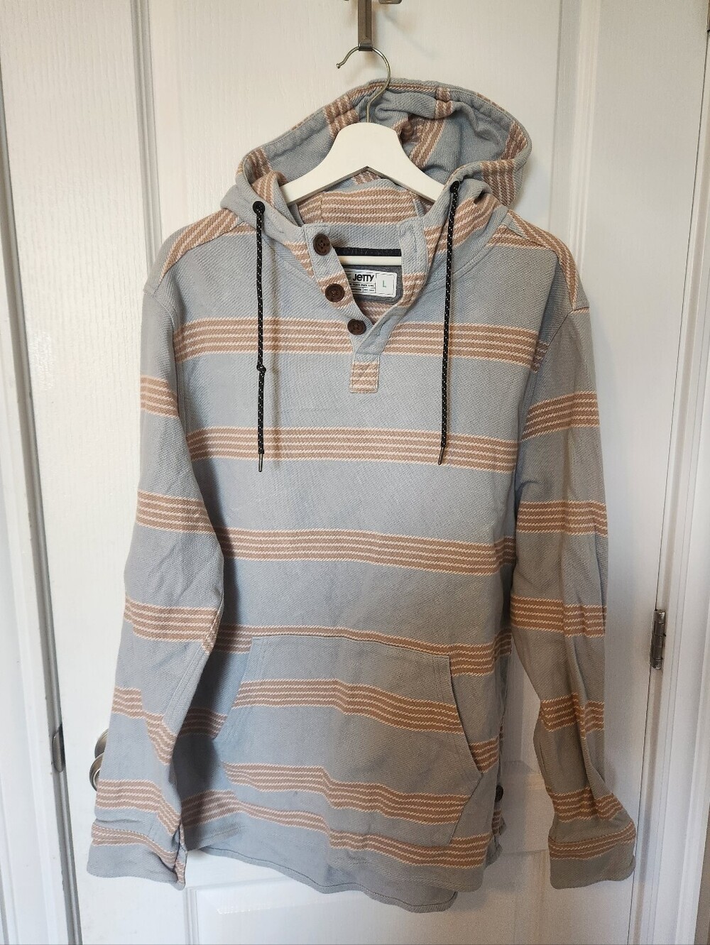 Jetty Boaters Cotton Pullover Size Large